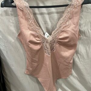 Free People Women's First Call Bodysuit Purple Swoon Large, Purple Swoon, M